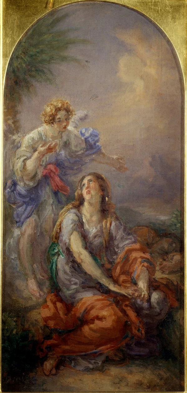 Giovanni Carnovali - Agar nel deserto